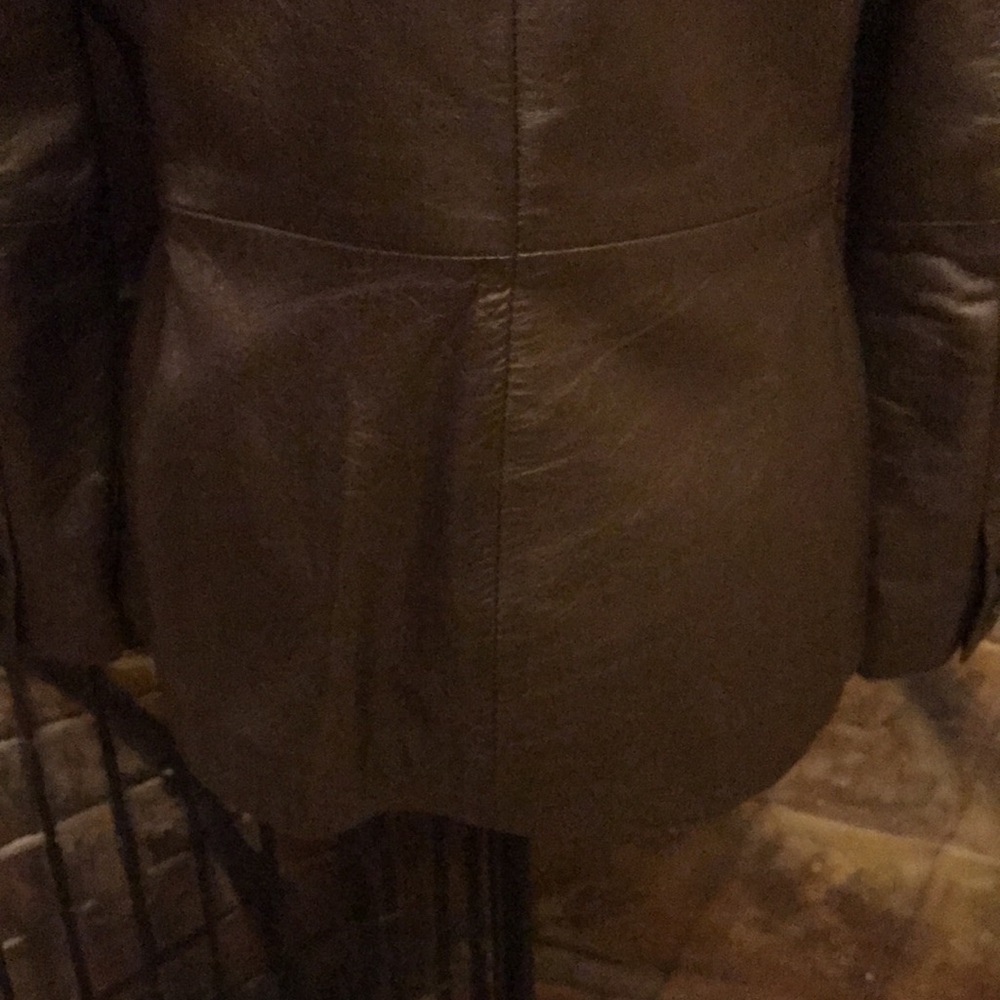 Metallic Leather Jacket - Picture 11 of 13
